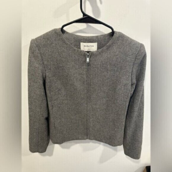 ⭐️ Like new- BABATON BOWMAN WOOL BLEND FULL ZIP BLAZER JACKET - Picture 2 of 8